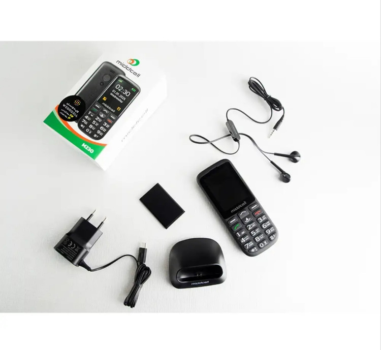 گوشی موبایل میدسل مدل m230 دو سیم کارت ظرفیت ۳۲ مگابایت و رم ۳۲ مگابایت
