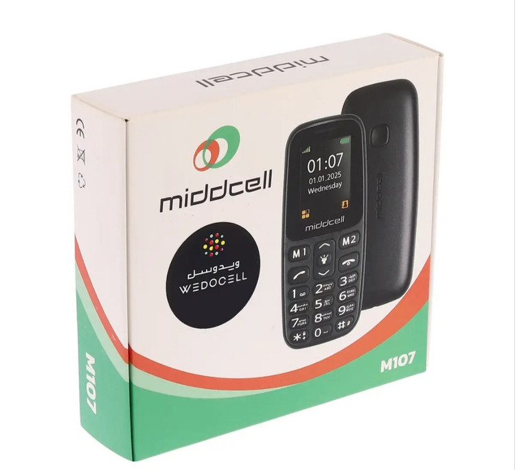 گوشی موبایل میدسل مدل m107 دو سیم کارت ظرفیت ۳۲ مگابایت و رم ۳۲ مگابایت