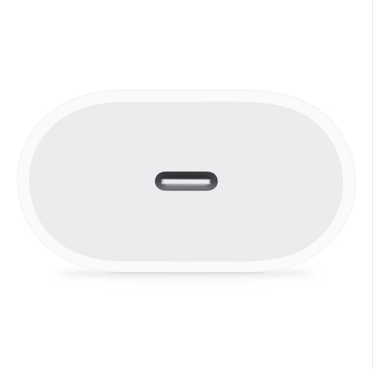 شارژر دیواری ۲۰ وات اپل ۲پین(صدرتل)USB-C (اصلی)